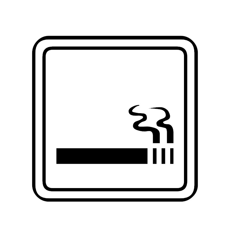 Dohányzásra kijelölt hely piktogram